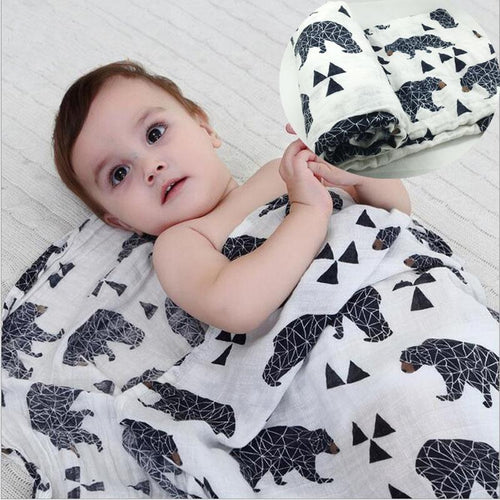 100% Muslin Baby Blanket Multifunctional - TheLoveElement