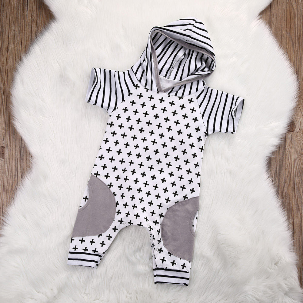 Newborn Baby Short Sleeve Jumpsuit - TheLoveElement