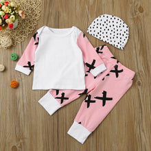 Baby T-shirt + Pants + Hat 3pcs Set - TheLoveElement