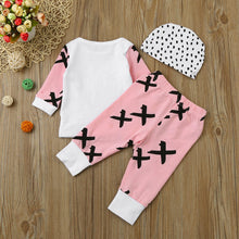 Baby T-shirt + Pants + Hat 3pcs Set - TheLoveElement