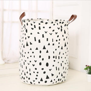 Large Cotton Canvas Toy Basket 40 * 50 cm - TheLoveElement